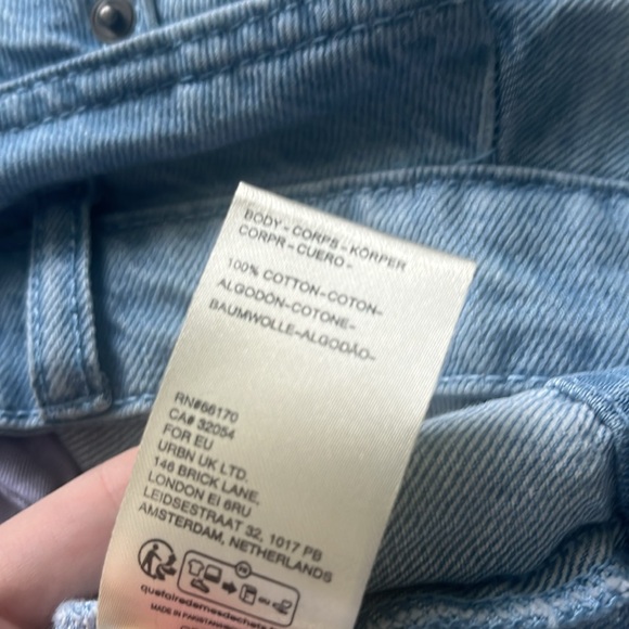 Free People NWOT Denim Vest and Skirt Two Piece - Picture 9 of 9